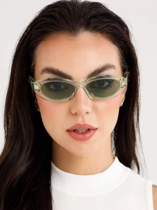 NEW PRADA PR26ZS 14R20E SUNGLASSES TRANSPARENT MINT WOMEN PR 26ZS, SPR 26Z main image 11